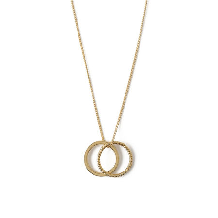 Orelia - Rope Necklace - Gold