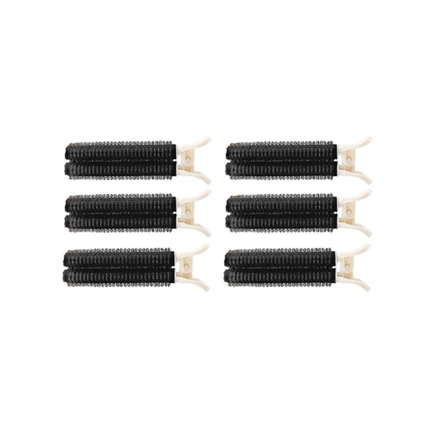 Black volumizing Hair roller clips